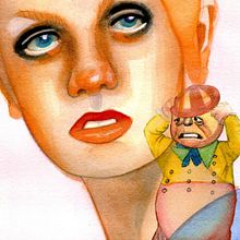 Ritratto in acquerello, matita e iPad (Procreate). Traditional illustration, Fine Arts, Painting, Drawing, Watercolor Painting, Portrait Drawing, and Artistic Drawing project by Luca Antinori - 10.19.2021