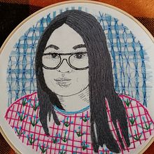 bordado retrato. Design project by rorozco22 - 10.19.2021