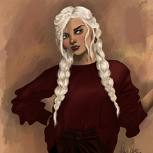 My project in Powerful Female Characters: Illustrating Confidence and Diversity course. Traditional illustration, Painting, Digital Illustration, Digital Drawing, and Digital Painting project by Emily Gyllenspetz - 09.20.2021