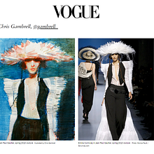 Vogue article illustration - Couture . Un progetto di Illustrazione tradizionale, Disegno e Illustrazione editoriale di Chris Gambrell - 06.07.2020