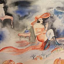 31 Days -day 15. Traditional illustration project by lyannecoral15 - 10.20.2021