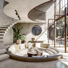 Casa en Tulum. Un progetto di Architettura, Modellazione 3D, Architettura digitale, Progettazione 3D e ArchVIZ di Martha Serrano - 17.10.2021