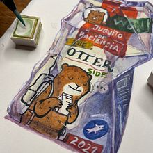 Reto 30 mins para WINSOR AND NEWTON. Un projet de Design , Illustration traditionnelle, Créativité, Conception de personnages, Aquarelle, Esquisse , Publicité , et Peinture de Iván Cruz - 24.07.2021