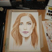 Mi Proyecto del curso: Retrato artístico en acuarela . % Eloy Martínez González tarafından hazırlanan Güzel sanatlar, Tablo, Sulubo, a Resim, Ve Portre Çizimi projesi - 10.20.2021