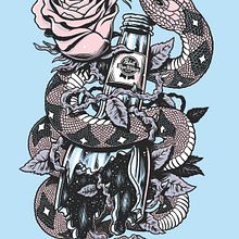 PBR Music Poster. Un progetto di Illustrazione tradizionale, Illustrazione digitale, Illustrazione botanica, Disegno, Design di poster , Design e Graphic design di David Leutert - 13.10.2017