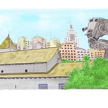 Meu projeto do curso: Ilustração com Procreate: desenhe cenas impossíveis. Un progetto di Disegno digitale, Illustrazione tradizionale e Illustrazione digitale di Daniel Froes - 20.10.2021