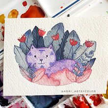 Mi Proyecto del curso: Acuarela en negativo para ilustración infantil. Projekt z dziedziny Trad, c, jna ilustracja,  Malarstwo, R, sunek ołówkiem, Malowanie akwarelą, Ilustracje dla dzieci i Narracja użytkownika Adriana Salgado - 10.10.2021