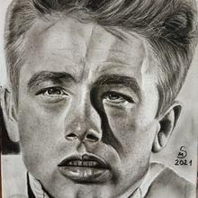 My project in Artistic Charcoal Portraiture: Creating Atmosphere course. Traditional illustration, Fine Arts, Drawing, Portrait Drawing, Realistic Drawing, and Artistic Drawing project by Mĺadèn Stojaňovśki - 10.20.2021