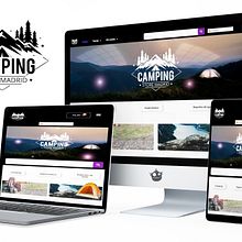 www.Camping Store Madrid.com. Un progetto di Web design, Web development, Graphic design, E-commerce e Design di loghi di Ruben Guerrero Muñoz - 06.01.2020