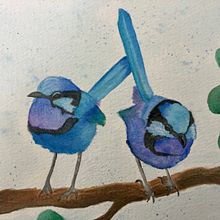 My project in Artistic Watercolor Techniques for Illustrating Birds course. Traditional illustration, Watercolor Painting, Realistic Drawing, and Naturalistic Illustration project by Sian - 10.21.2021