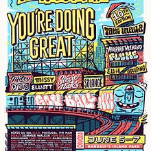 Governors Ball 2020 Poster. Un progetto di Design di poster , Design, Illustrazione tradizionale, Pubblicità, Graphic design, Disegno, Disegno digitale, Serigrafia, Tipografia, Design tipografico, Lettering, Lettering digitale, H e lettering di David Leutert - 09.03.2020