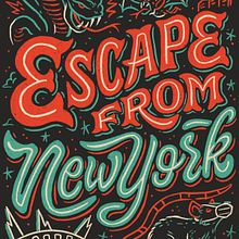 Escape From NY. Un progetto di Illustrazione tradizionale, Design, Tipografia, Design tipografico, Illustrazione digitale, Lettering, Lettering digitale, H e lettering di David Leutert - 04.05.2020
