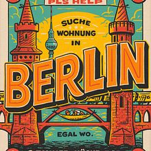 Berlin. Un proyecto de Diseño de carteles, Diseño, Ilustración tradicional, Publicidad, Diseño gráfico, Ilustración digital, Dibujo, Dibujo digital, Tipografía, Diseño tipográfico, Lettering, Lettering digital, H, lettering y Cómic de David Leutert - 03.11.2020