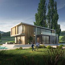 Residence in Tuscany. Projekt z dziedziny Wizualizacja architektoniczna, Matte painting i Fotomontaż użytkownika Carles Marsal - 06.05.2021