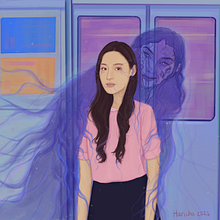 Train themed magazine illustrations. Traditional illustration, Digital Illustration, Stor, telling, and Artistic Drawing project by Haricha Abdaal - 10.21.2021