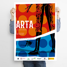 Diseño de publicidad visual para la exposición ARTA Trabajo de Fin de Grado Creación y presupuestación de una exposición artística: Renacimiento de la plaza de toros, de Cayetano Ruiz Ruiz. Un progetto di Design, Consulenza creativa, Gestione progetti di design, Design editoriale, Eventi, Belle arti, Graphic design e Design di poster  di Marta Gracia Arellano - 21.10.2021