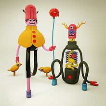 Mi Proyecto del curso: Diseño e ilustración 3D de personajes. Un proyecto de 3D, Diseño de personajes, Modelado 3D y Diseño de personajes 3D de Legan Rooster - 21.10.2021