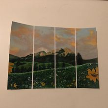 Landscape . Een project van Traditionele illustratie y Schilderij van Aylin Apaydin - 21.10.2021
