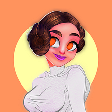 Meu projeto do curso: Retrato de personagens femininas com Procreate. Traditional illustration, Digital Illustration, and Digital Drawing project by Francyelle Mota - 10.21.2021