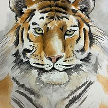 My project in Experimental Watercolor Techniques for Beginners course. Traditional illustration, Fine Arts, Watercolor Painting, and Naturalistic Illustration project by Lemaitre Christine - 10.21.2021
