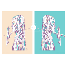 SIDE A I SID B ( A Pink Floyd Tribute) Ein Projekt aus dem Bereich Traditionelle Illustration, Digitale Illustration und Siebdruck von Alex Arizmendi - 02.10.2021