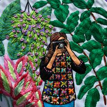 Fotógrafa. Embroider project by Coricrafts - 10.22.2021