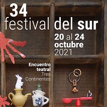Festival del Sur - Teatro. Un proyecto de Diseño, Ilustración tradicional, Diseño de carteles y Collage de ZORZAL - 22.10.2021