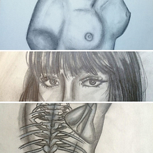 Lápiz y carboncillo 1º bachillerato. Un proyecto de Dibujo a lápiz y Dibujo realista de María González Marín - 23.10.2021