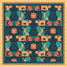 My project in Illustration for Patterns with Soul course. Traditional illustration, Pattern Design, Vector Illustration, and Printing project by Menna Hassan - 10.23.2021