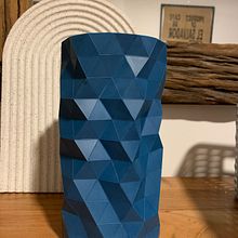 Mi Proyecto del curso: Moldes geométricos hechos a mano: diseña objetos facetados. Un progetto di Design, Design di accessori, Artigianato, Belle arti, Interior design, Interior Design, Interior Design e DIY di Amanda Rodríguez Alonzo - 23.10.2021