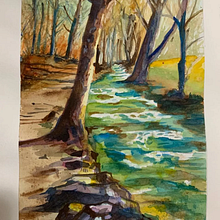 Mi Proyecto del curso: Paisajes naturales en acuarela. Un progetto di Belle arti, Pittura e Pittura ad acquerello di Mariano Gibbs - 06.01.2022