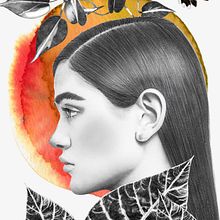Mi Proyecto del curso: Ilustración de retrato con técnicas analógicas y digitales. Traditional illustration, Pencil Drawing, Drawing, Digital Illustration, Watercolor Painting, Portrait Drawing, and Realistic Drawing project by Sol Pérez - 10.24.2021