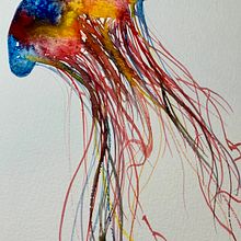 Mis ejercicios del curso 'Modern Watercolor Techniques'. Un projet de Illustration traditionnelle, Beaux Arts, Peinture , et Aquarelle de Luz - 23.10.2021