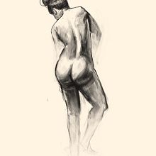 My project in Dynamic Figure Drawing course. Fine Arts, Sketching, Pencil Drawing, Drawing, and Realistic Drawing project by Liem Nguyen - 10.23.2021