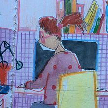Meu projeto do curso: Sketchbook experimental: encontre seu estilo de desenho. Traditional illustration, Sketching, Creativit, Drawing, Watercolor Painting, Sketchbook, and Gouache Painting project by Sandrine Da Fonte - 10.25.2021