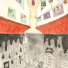 Mª B. C. - Saliendo de la calle de la Amargura. Un proyecto de Ilustración tradicional y Dibujo a lápiz de Maria Beltran Catalan - 25.10.2021