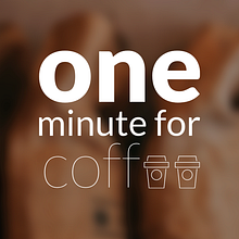 Meu projeto do curso - Design de apresentações: crie um modelo profissional - One Minute for coffee. Design Management, Graphic Design, Information Design, Marketing, and Communication project by Millena Moriah Santos Mendes da Silva - 10.23.2021