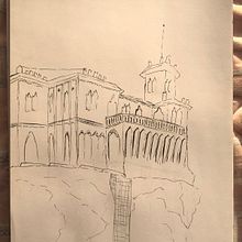 Mi Proyecto del curso: Dibujo arquitectónico con acuarela y tinta. Sketching, Drawing, Watercolor Painting, Architectural Illustration, Sketchbook & Ink Illustration project by Micaela Quintanilla Perea - 10.26.2021