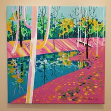 My project in Painting Nature with Acrylic: From Sketchbook to Canvas course Ein Projekt aus dem Bereich Traditionelle Illustration, Malerei, Malerei mit Acr, l und Innendesign von Alina Singh - 01.12.2021