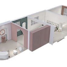 Espacio del yo. Projekt z dziedziny Architektura wnętrz,  Dekoracja wnętrz i Dekoracja wnętrz użytkownika Cinta Palma - 26.10.2021