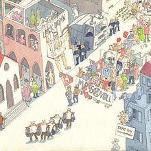 Freiheitstrychler. Traditional illustration project by Franz Habermacher - 09.20.2021