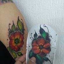 Mi Proyecto del curso: Técnicas de color para tatuajes. Projekt z dziedziny Ilustracja c, frowa, Projektowanie tatuaż, R, sunek c i frow użytkownika Roberto Márquez - 27.10.2021