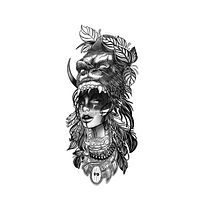 Mi Proyecto del curso: Diseño e ilustración digital de tatuajes con Procreate. Traditional illustration, Graphic Design, Digital Illustration, Tattoo Design, and Digital Drawing project by Gustavo Coria - 10.21.2021