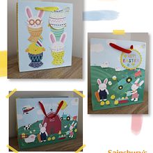 Sainsbury's 'Easter' gift bag range. Traditional illustration, Design, Pattern Design, Artistic Drawing, and Art Direction project by Simply, Katy - 10.27.2021