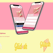 Ice Cream Delivery App. Design project by Anna Maymon - 10.27.2021