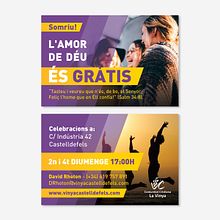 Tarjeta de invitación a evento. Un proyecto de Diseño y Diseño gráfico de Jonatán Mira - 27.10.2021
