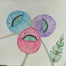 Mi Proyecto del curso: Ilustración botánica con acuarela. Projekt z dziedziny Trad, c, jna ilustracja,  Sztuki piękne,  Malarstwo,  R, sunek, Malowanie akwarelą, R i sunek botaniczn użytkownika Nidia Gerena Rodriguez - 25.10.2021