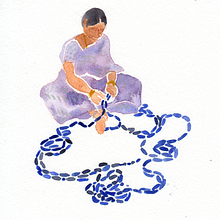 Textile Artisans Process and Narrative Project. Traditional illustration project by Ariel Wills - 10.28.2021