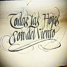 Mi Proyecto del curso: Introducción a la caligrafía itálica. Calligraph project by Ós Camacho - 10.24.2021
