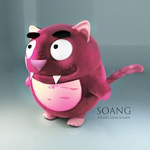 Otro amigo peludo. Projekt z dziedziny Trad, c, jna ilustracja, 3D, Projektowanie postaci i Projektowanie postaci 3D użytkownika Miguel Luna Ramos - 26.10.2021